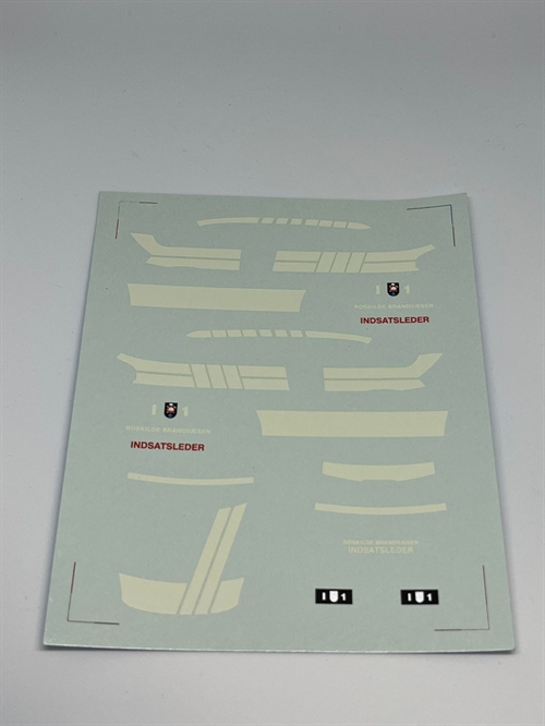 DMC Decals DP 112-120 Roskilde Fire Department Emergency Manager 1:43