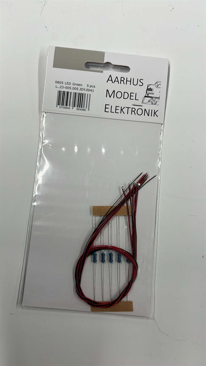Aarhus Model Elektronik 0015 3 v LED, varm hvid, 10 stk pakke
