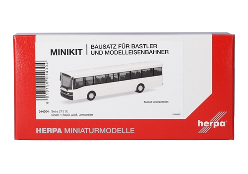 Herpa 014304 Herpa MiniKit: Setra 215 SL, white (1 pc.)