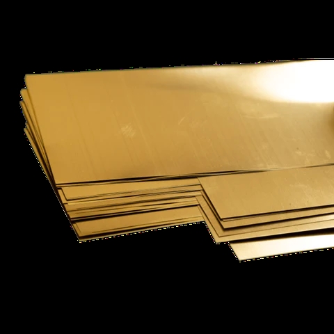 K&S metal 0258 Brass Plate Assortment 0.001 0.002 0.003 0.005 mm, one of each.
