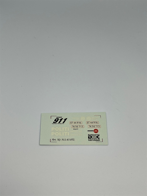 DMC Decals DP 112-052 Polizei 1:43