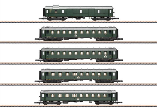 Märklin 87565 Wagen-Set Abteilwagen, ep III, KOMMENDE NYHED 2023