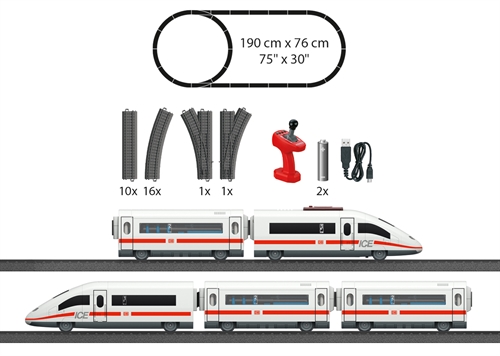 Märklin 29420 MY WORLD "ICE 3" starter set for children aged 3 and up, COMING NEW 2026