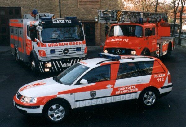  DMC Decals FB005 Gentofte Fire Department GT-P1, emergency leader, 1/87