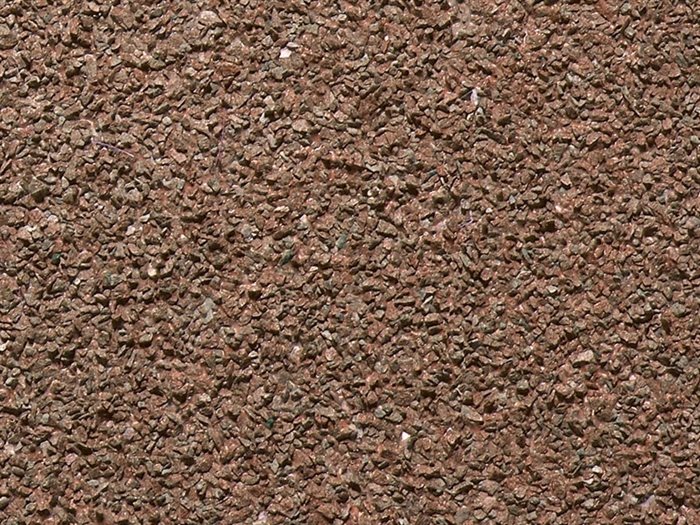 Noch 09370 Profi-ballast, "skærver", rødbrun, kornstørrelse 1-2 mm, 250 gr pose, NYHED 2019