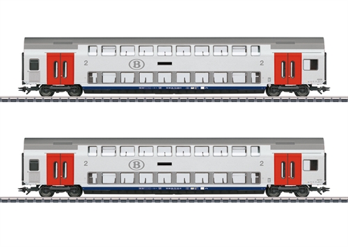 Märklin 43566 SNCB double-decker carriage set, COMING NEW 2026
