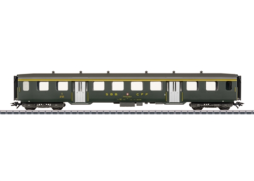 Märklin 43363 Light steel passenger car, 1st class, SBB CFF FFS