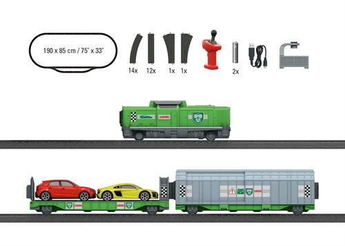 Märklin 29347 Märklin my world - Startpackung "Autotransport", KOMMENDE NYHED 2023