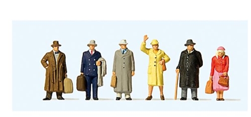 Preiser 10664 Travelers - era 3, H0