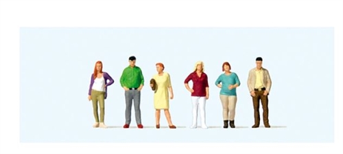 Preiser 10726 Passengers, Men and Women, H0