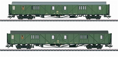 Märklin 43393 Car set with 2 different baggage cars Type MDyg 986, DB, ep IV