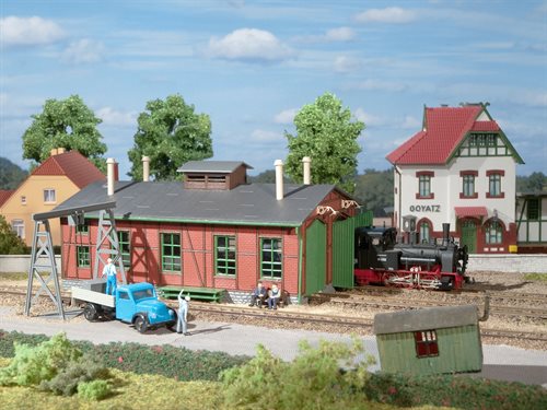 Auhagen 11355 Narrow gauge railway depot, H0