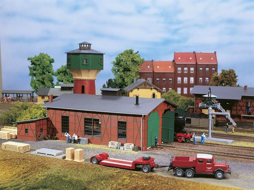 Auhagen 11403 Shed, double track, H0