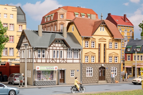 Auhagen 12354 Townhouses Bahnhofstrasse 2/4 H0/TT