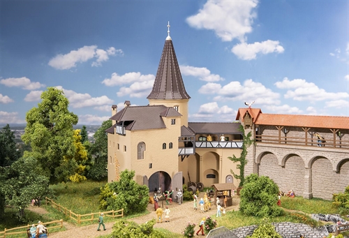 Faller 130825 Powder Tower with Rampart, H0