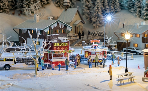 Faller 134001 2 Christmas Market Stalls, Ep IV, H0