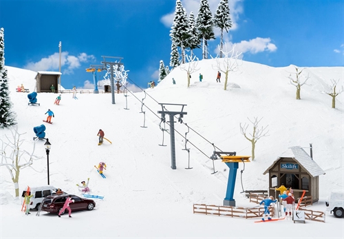 Faller 134003 Ski Lift with Kiosk ep IV, H0