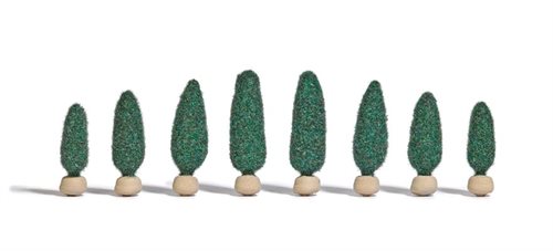 Busch 1275 Trees in Various Sizes with Root Clumps