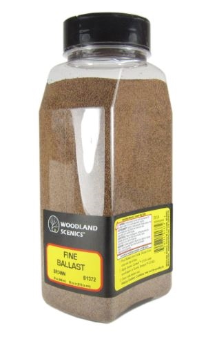Woodland Scenics B1372 Fine Ballast, brown, litter box, 945 cm3