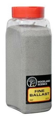 Woodland Scenics B1375 Fine Ballast, Grey, Straw Bin, 945 cm³