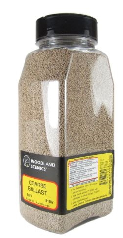 Woodland Scenics B1387 Coarse Ballast, Buff, 945 cc