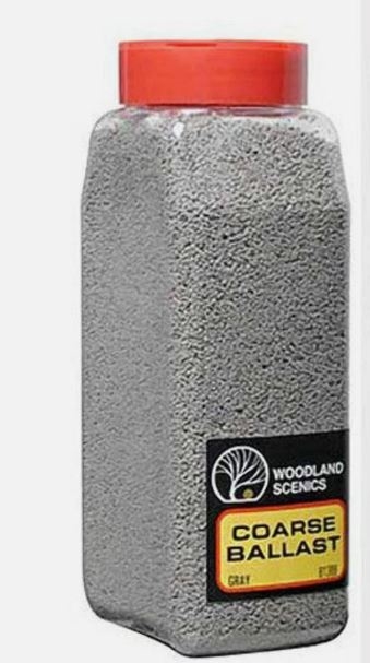 Woodland Scenics B1389 Coarse Ballast, Grey, 945 cm3