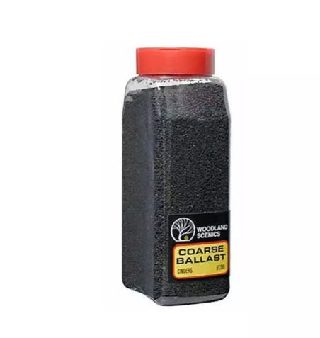 Woodland Scenics B1390 Coarse Ballast in Cinders - 945 cm3 Scatter Box