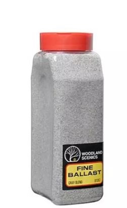 Woodland Scenics B1393 Fine Ballast, mix grey, litter box, 945 cm3