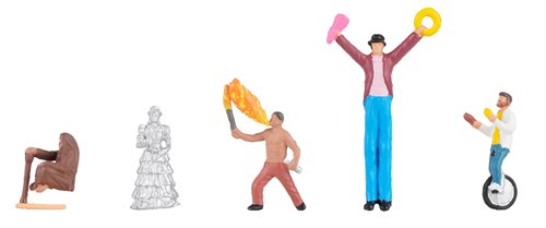 Faller 151683 Jugglers, five figures, H0