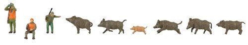 Faller 151701 Hunters and Wild Boar, Nine Figures, H0