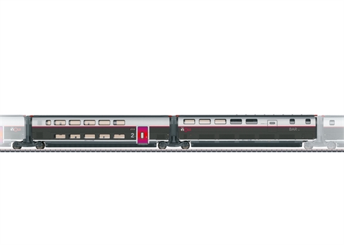 Märklin 43448 Supplementary car set 3 for TGV INOUI, COMING NEW 2026