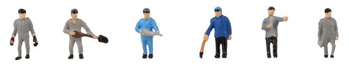 Faller 155610 Steam Locomotive Personnel, Six Figures, Gauge N