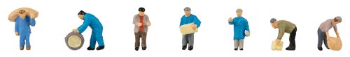 Faller 155613 Warehouse Workers, Seven Figures, Gauge N