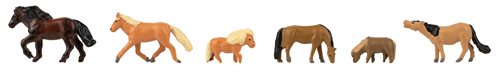 Faller 155910 Horses and Ponies, Six Figures, Gauge N