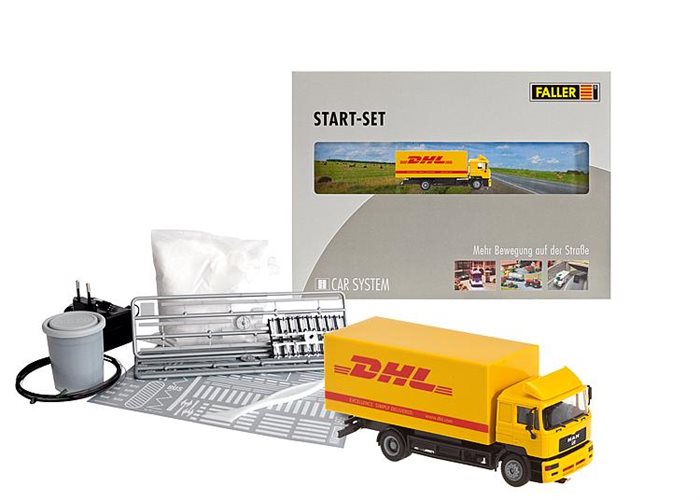 Faller 161607 Car-System startsæt med DHL varevogn, H0