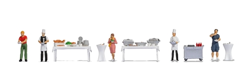 Noch 16276 Figure theme world "Buffet" H0