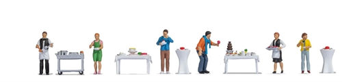Noch 16277 Figure theme world "Buffet" H0