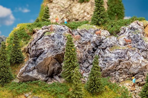 Faller 171801 Mountain Foil - Perfect for Model Building, Grey, 297 x 420 mm