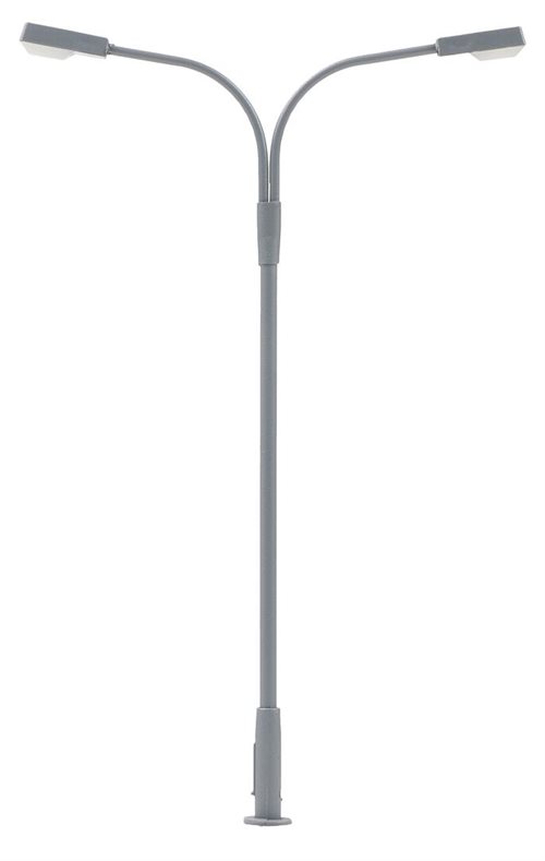 Faller 180220 LED Street Light, Double, Cool White, H0