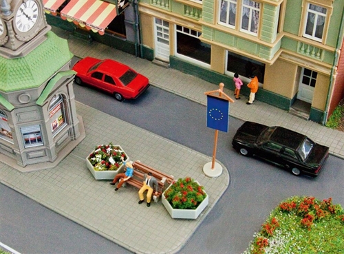 Faller 180537 Sidewalk Set, H0
