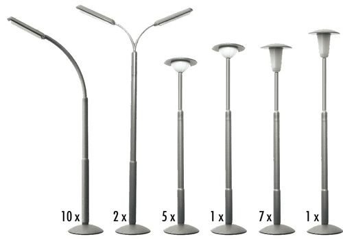 Faller 180538 Street Lamp Set (without lights), H0