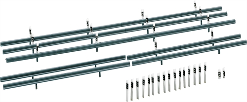 Faller 180535 Guardrail and Road Marking Posts, H0