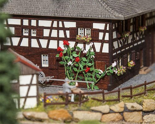 Faller 181268 6 Climbing Roses, approx. 45 mm high, H0