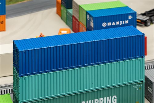 Faller 182102 40' Container, Blue, H0