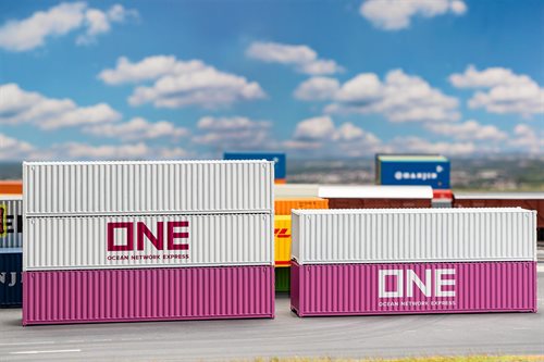 Faller 182152 40' Container ONE, Set of 5, H0