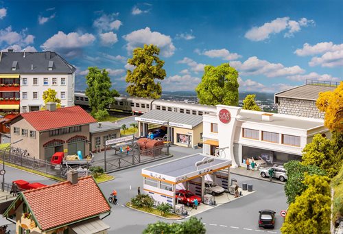 Faller 190086 Action Set Industrial Park, H0