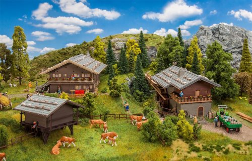 Faller 190139 Action Set Alpine Village, H0