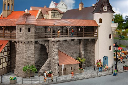 Faller 191790 Old Town Wall with Extension