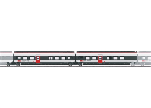 Märklin 43452 Supplementary car set 2 for RABe 501 022 Giruno