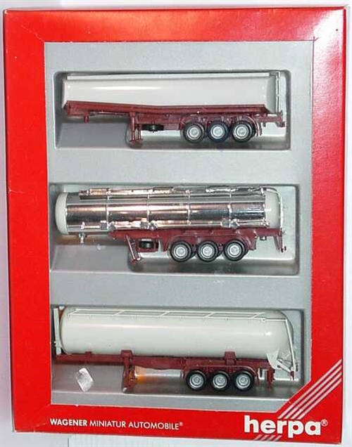 Herpa 7585 Set of three tank cars, H0